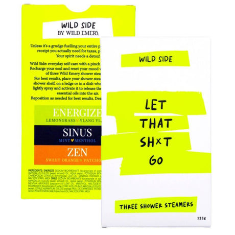 Let That Shit Go - Shower Steamer 3pk - Funky Gifts NZ