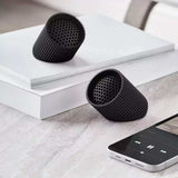 Lexon Ray Speaker Matt Black - Funky Gifts NZ