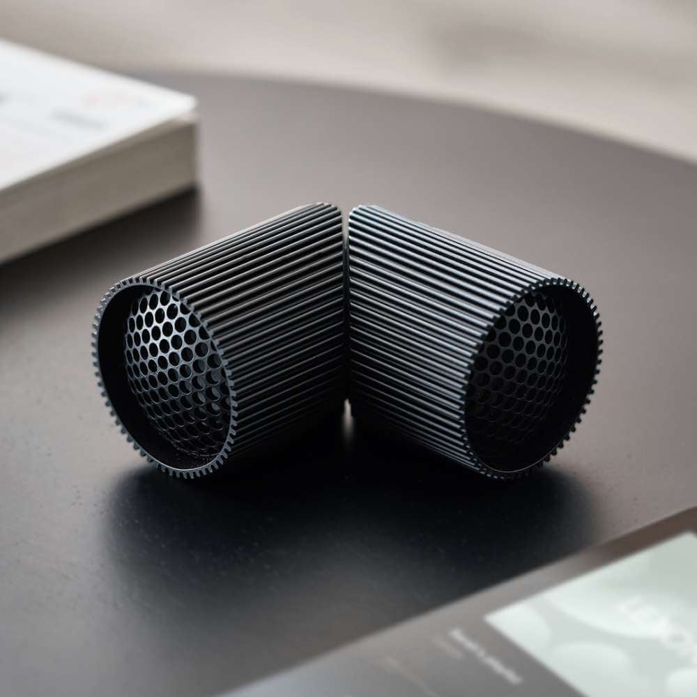 Lexon Ray Speaker Matt Black - Funky Gifts NZ