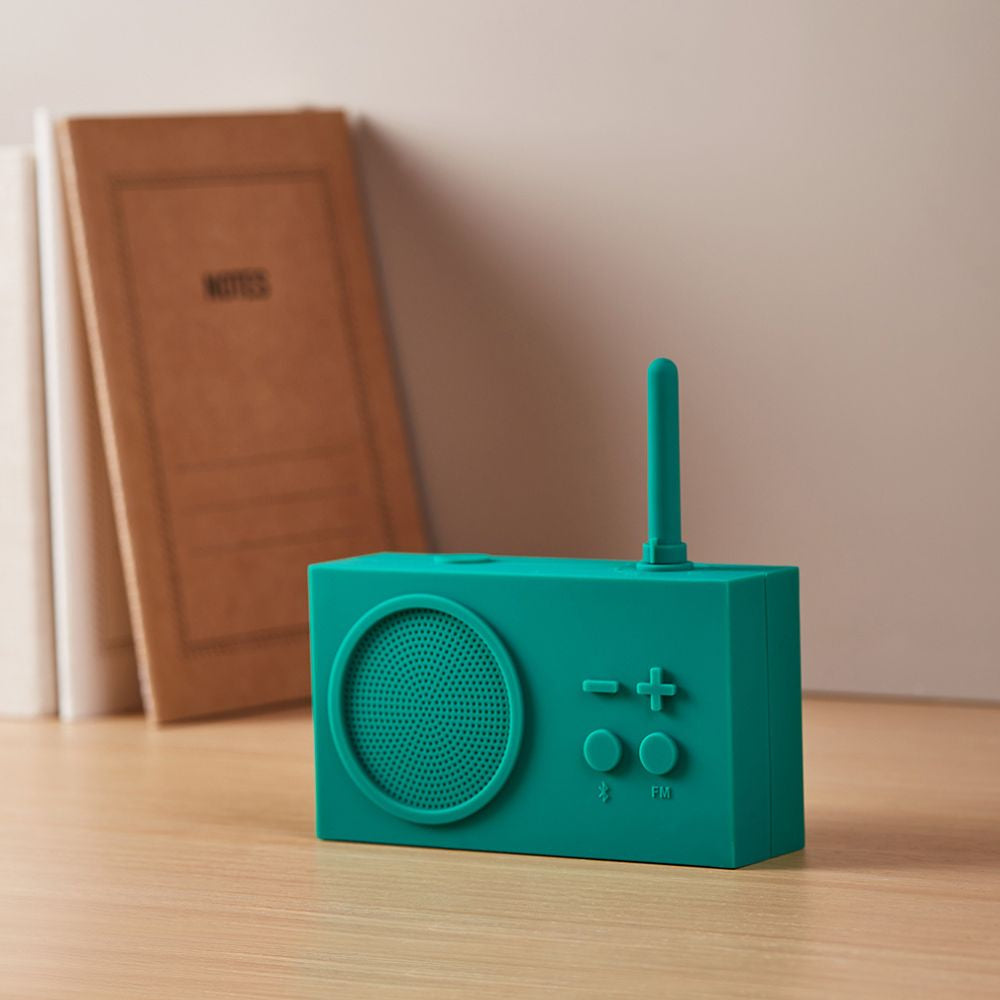 Lexon Tykho 3 Bluetooth Radio - Green - Funky Gifts NZ