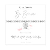 Life Charms Bracelet - Be Brave - Funky Gifts NZ