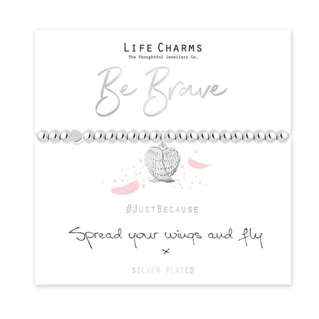 Life Charms Bracelet - Be Brave - Funky Gifts NZ