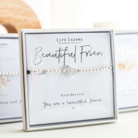 Life Charms Bracelet - Beautiful Friend - Funky Gifts NZ