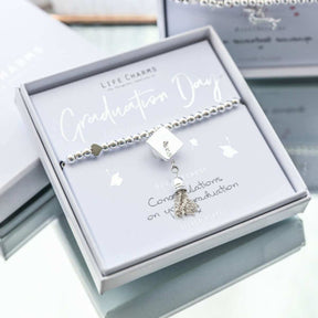 Life Charms Bracelet - Graduation - Funky Gifts NZ
