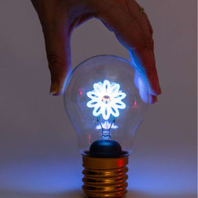 Lightbulb Lamp Daisy - Funky Gifts NZ
