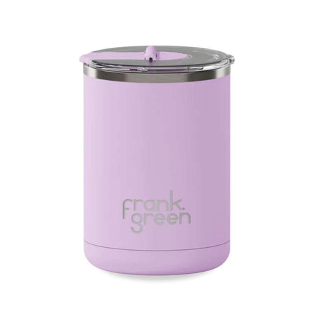 Ceramic Coffee Cup with Hinged Lid - Lilac Haze - Funky Gifts NZ