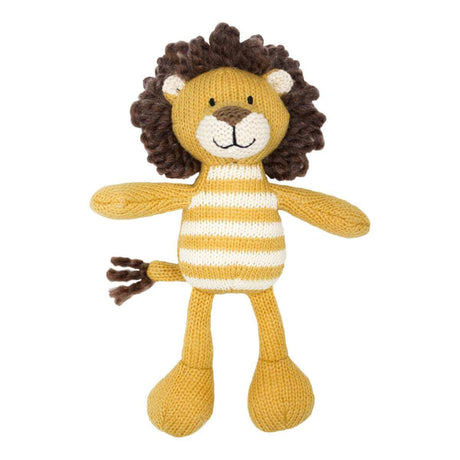 Lily & George Arthur Stripey Lion Rattle - Funky Gifts NZ