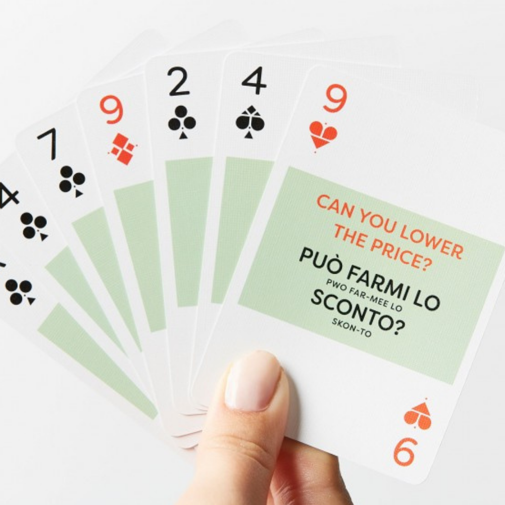 Lingo Playing Cards - Italian - Funky Gifts NZ