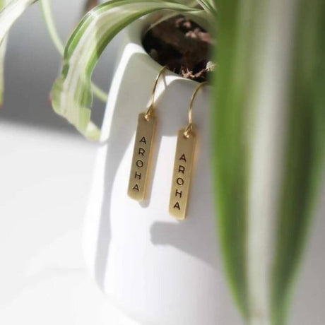 Little Taonga - Aroha (Love) Earrings - Funky Gifts NZ