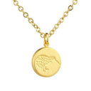 Little Taonga Round Kiwi Necklace - Funky Gifts NZ