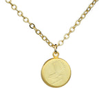 Little Taonga Round Fantail Necklace - Funky Gifts NZ