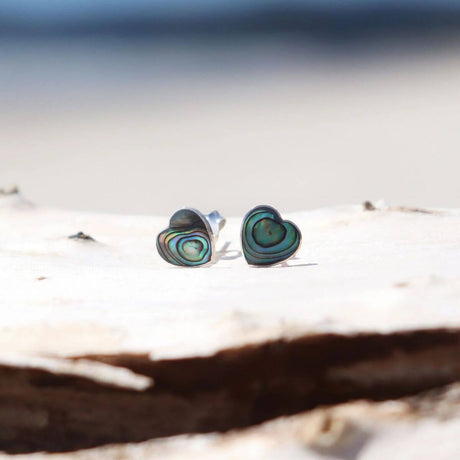 Little Taonga Paua Hearts - Funky Gifts NZ