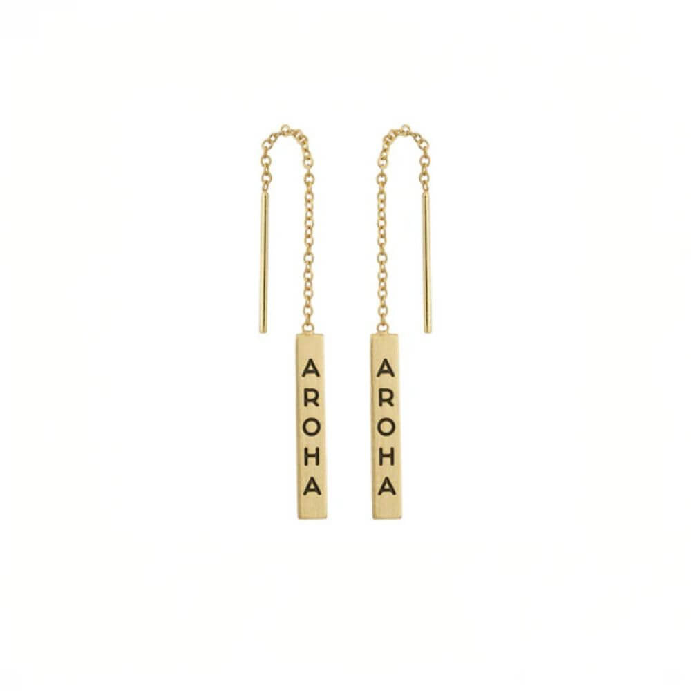 Little Taonga - Aroha (Love) Thread Earrings - Funky Gifts NZ