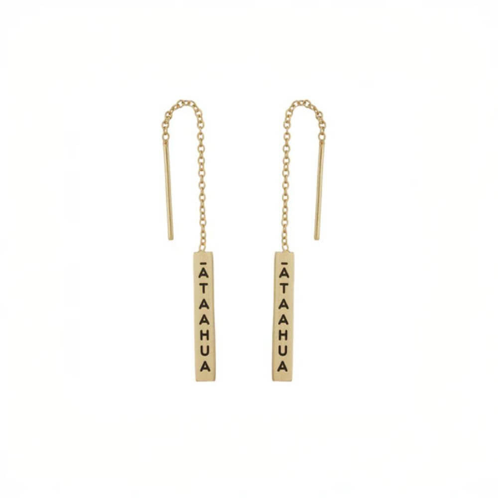 Little Taonga - Ataahua (Beautiful) Thread Earrings - Funky Gifts NZ