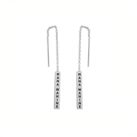 Little Taonga - Mana Wahine (Strong Woman) Thread Earrings - Funky Gifts NZ