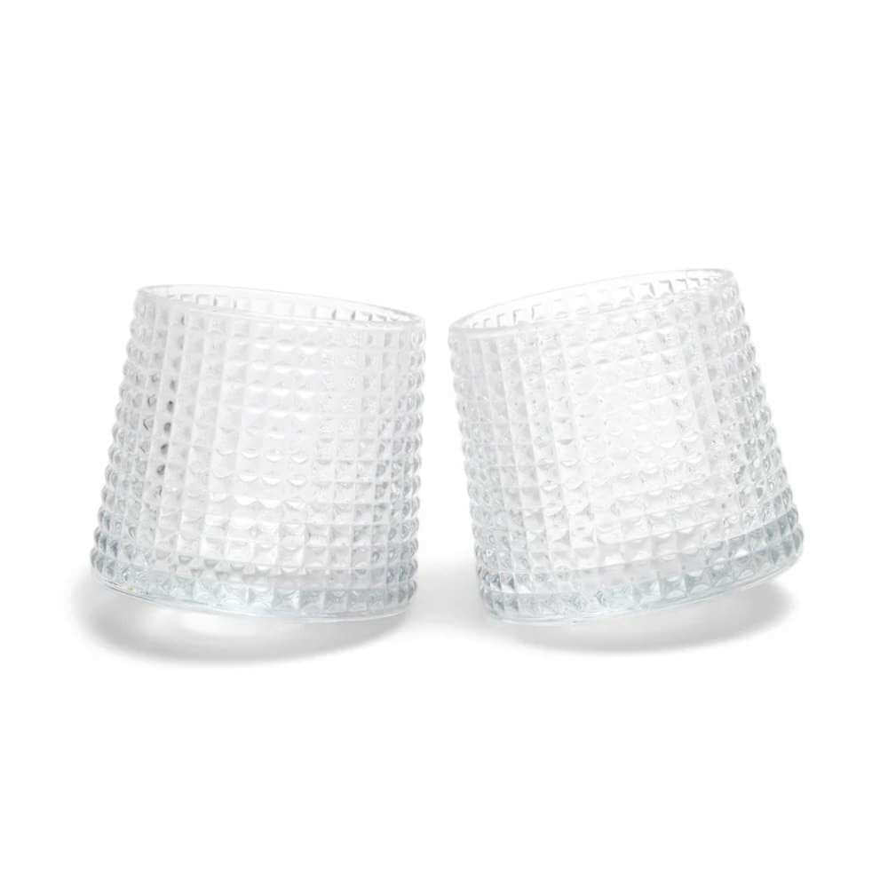 Lola Revolving Rocking Glasses – Set of 2 - Funky Gifts NZ