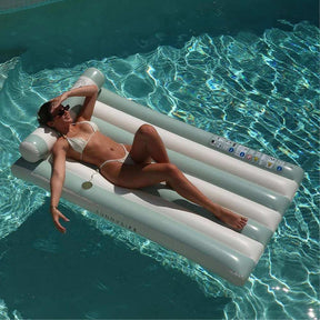 SunnyLife Luxe Lilo Green Stripe - Funky Gifts NZ