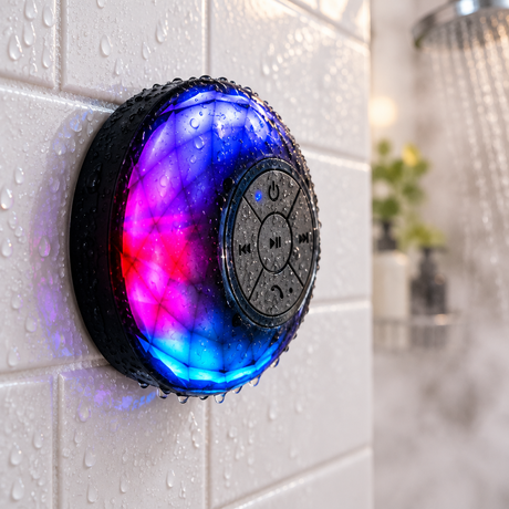 Splash Proof Shower Speaker - Funky Gifts NZ