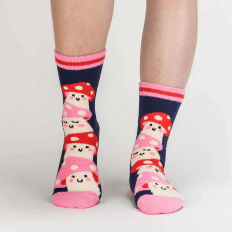 Sock It To Me - Slipper Socks - Magic Mushrooms - Funky Gifts NZ