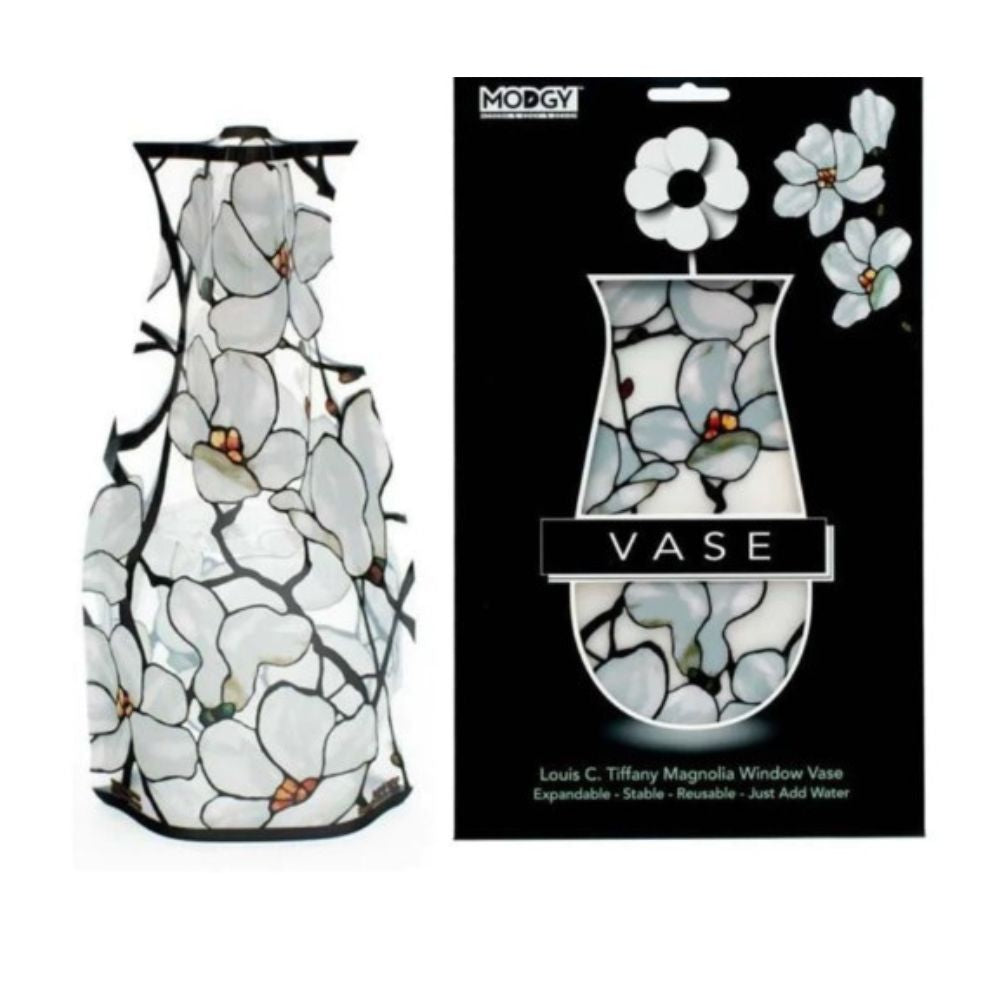 Modgy Vase - Tiffany Magnolia Window Vase - Funky Gifts NZ