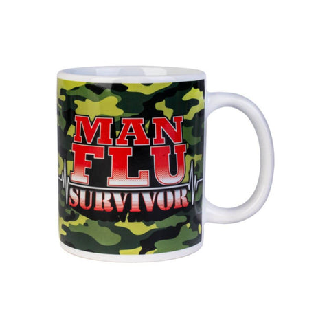 Camo Man Flu Survivor Coffee Mug - Funky Gifts NZ