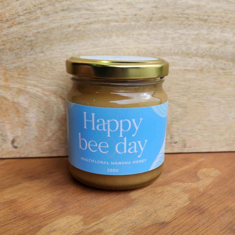 Manuka Multi-Floral Honey - Happy Bee Day - Funky Gifts NZ