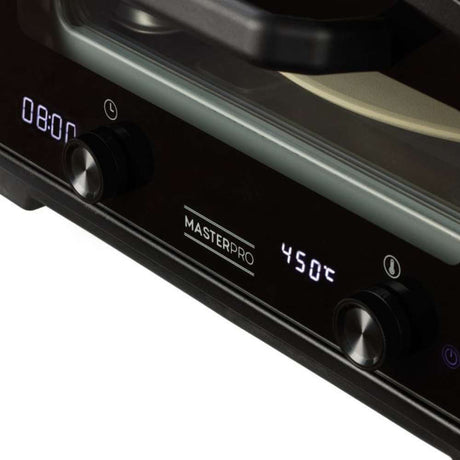 MasterPro 13" Indoor & Outdoor Pizza Oven Black - Funky Gifts NZ