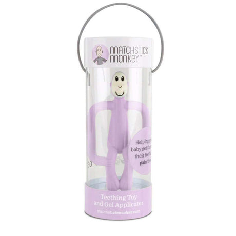 Matchstick Monkey Teething Toy - Lilac - Funky Gifts NZ