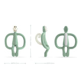 Matchstick Monkey Teething Toy - Mint Green - Funky Gifts NZ