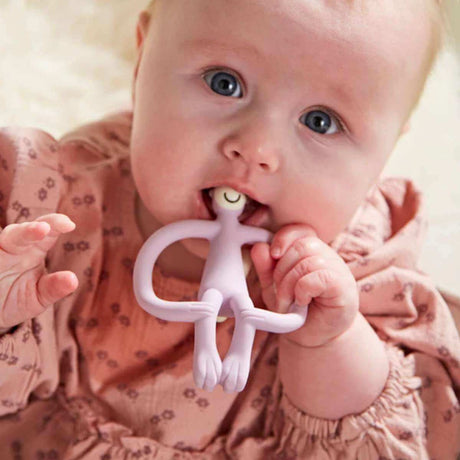 Matchstick Monkey Teething Toy - Lilac - Funky Gifts NZ