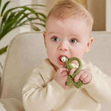 Matchstick Monkey Teething Toy - Olive - Funky Gifts NZ