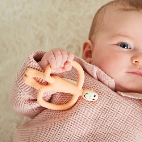 Matchstick Monkey Teething Toy - Peach - Funky Gifts NZ