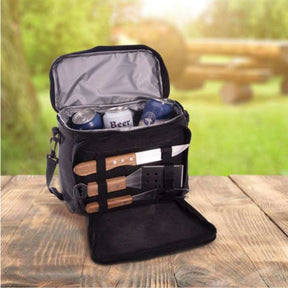 Insulated Cooler Bag with 3pcs BBQ Tools - Funky Gifts NZ