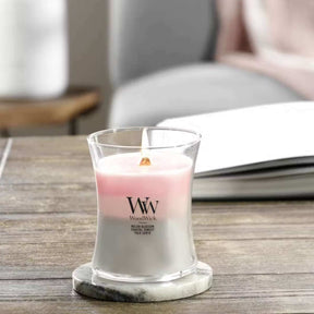 Medium Trilogy WoodWick Scented Soy Candle - Shoreline - Funky Gifts NZ