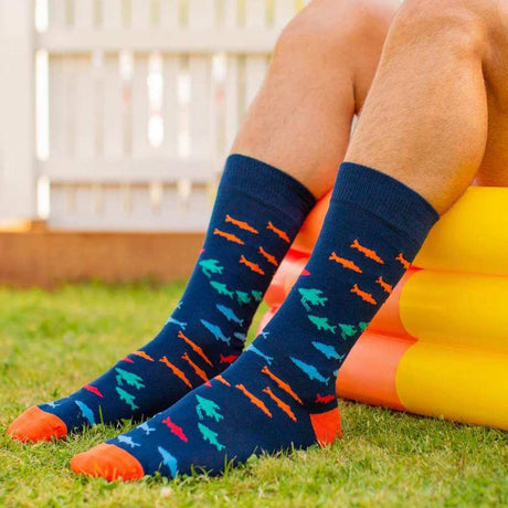 Men's Schools In Bamboo Crew Sock - Funky Gifts NZ