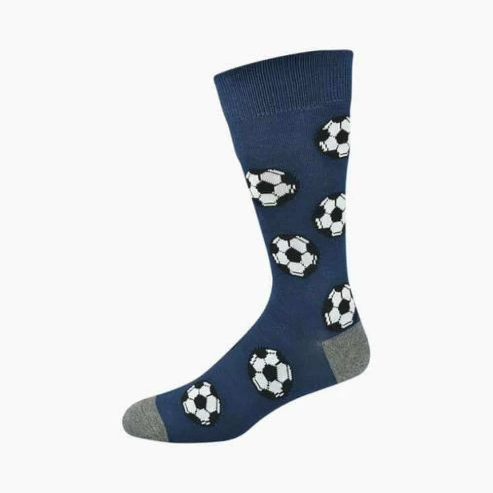 Men's Soccer Bamboo Crew Sock - Funky Gifts NZ