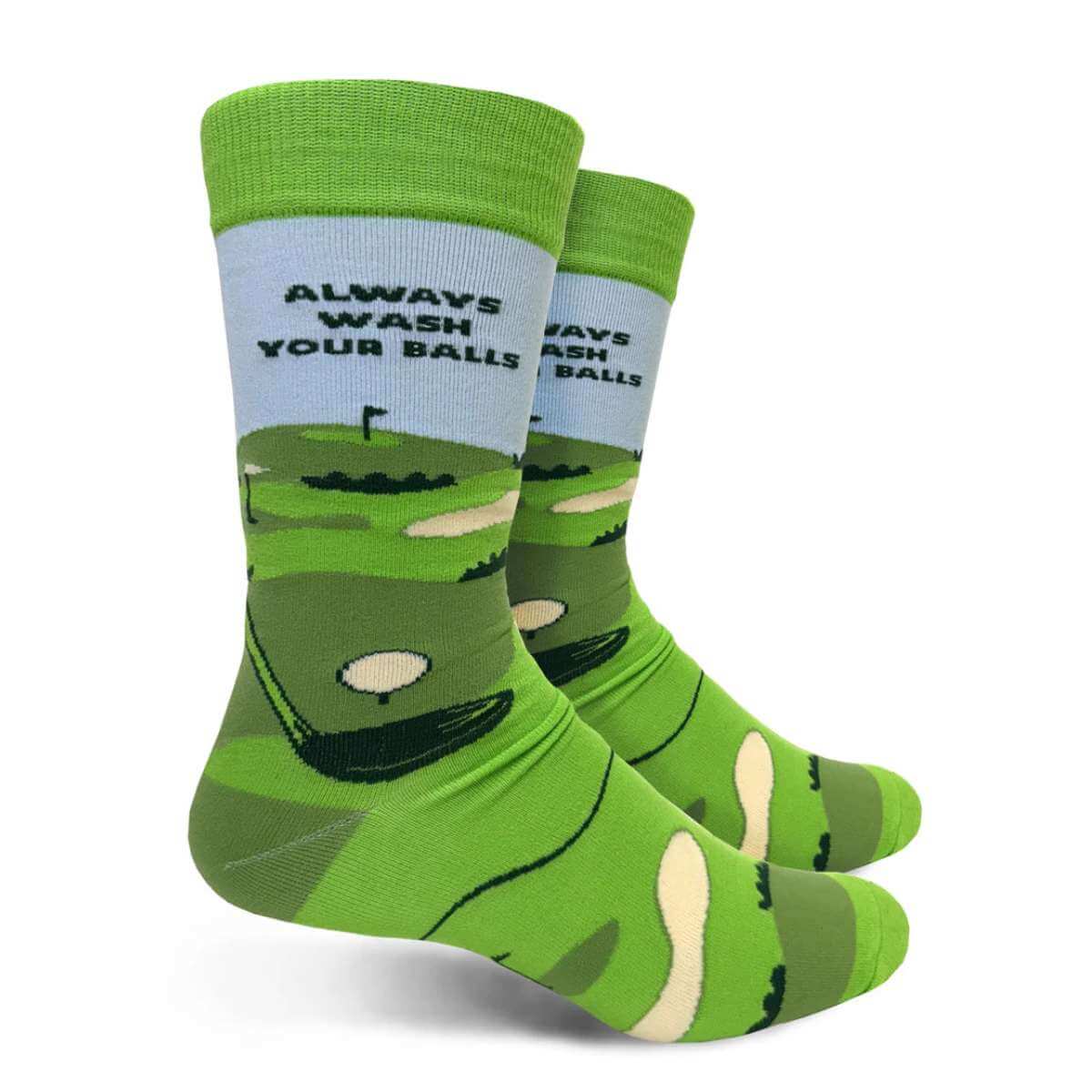Always Wash Your Balls Men's Socks - Funky Gifts NZ