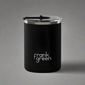 Frank Green - Ceramic Coffee Cup with Hinged Lid - Midnight - Funky Gifts NZ