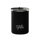 Ceramic Coffee Cup with Hinged Lid - Midnight - Funky Gifts NZ
