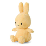 Miffy Eco Corduroy Buttercream 23cm - Funky Gifts NZ