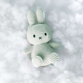 Miffy Eco Corduroy Fresh Mint 23cm - Funky Gifts NZ