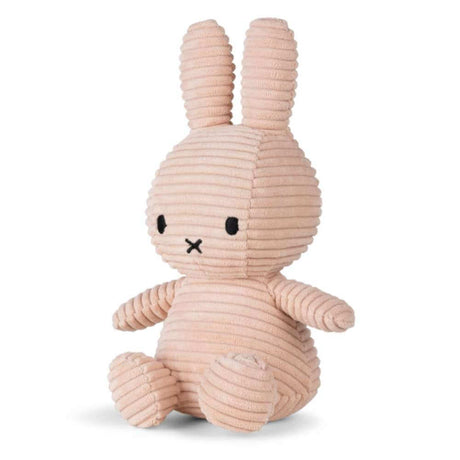 Miffy Eco Corduroy Misty Rose 23cm - Funky Gifts NZ