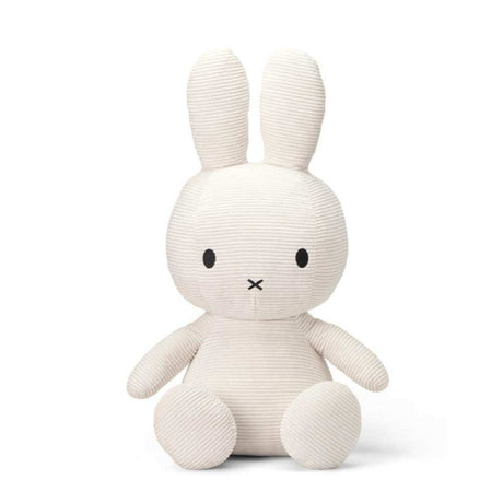 Miffy Eco Corduroy Off White 33cm - Funky Gifts NZ