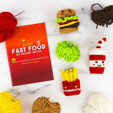 Mini Fast Food DIY Crochet Trio Kit - Funky Gifts NZ