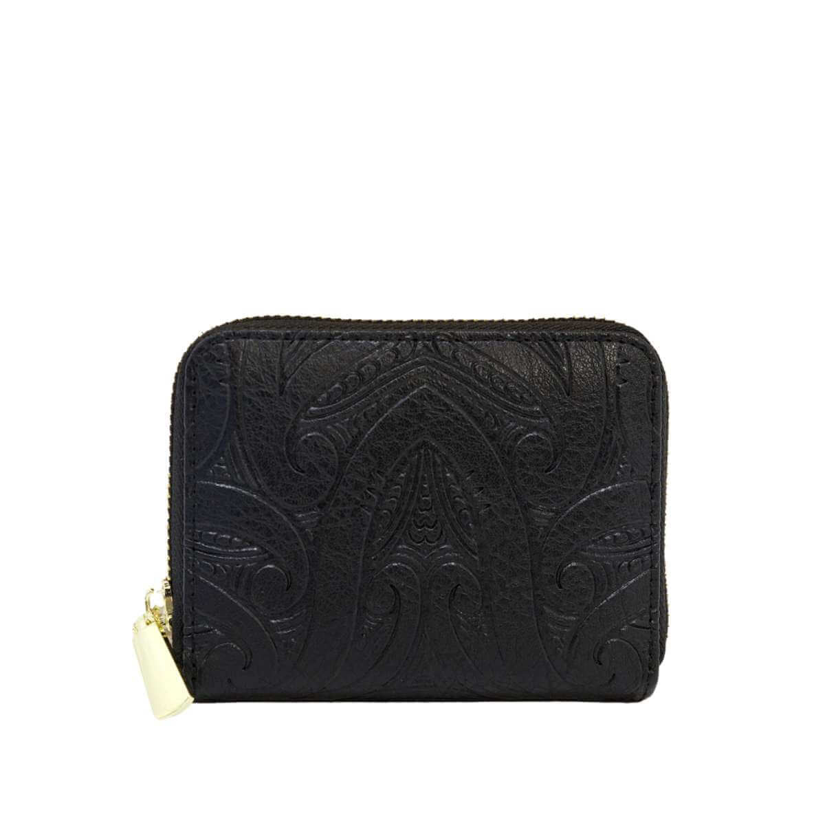 Moana Road Mission Bay Wallet - Miriama Grace-Smith Black - Funky Gifts NZ
