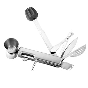Tempa Mixologist Silver Multitool - Funky Gifts NZ