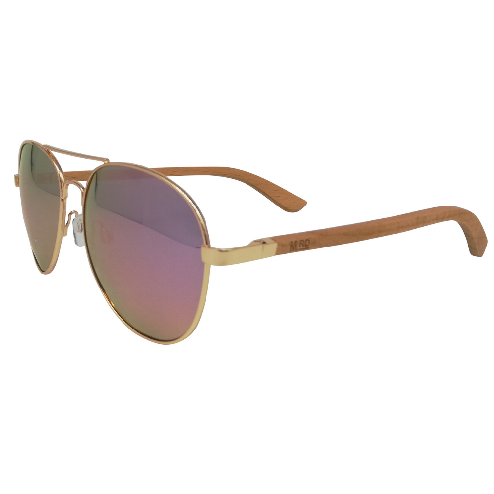 Moana Road Sunglasses Charlie Aviator - Pink #3901 - Funky Gifts NZ