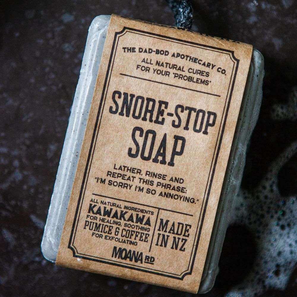 Moana Road Kawakawa Soap - Snore Stop - Funky Gifts NZ