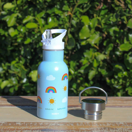 Moana Road Kids Drink Bottle 350ml Rainbow - Funky Gifts NZ