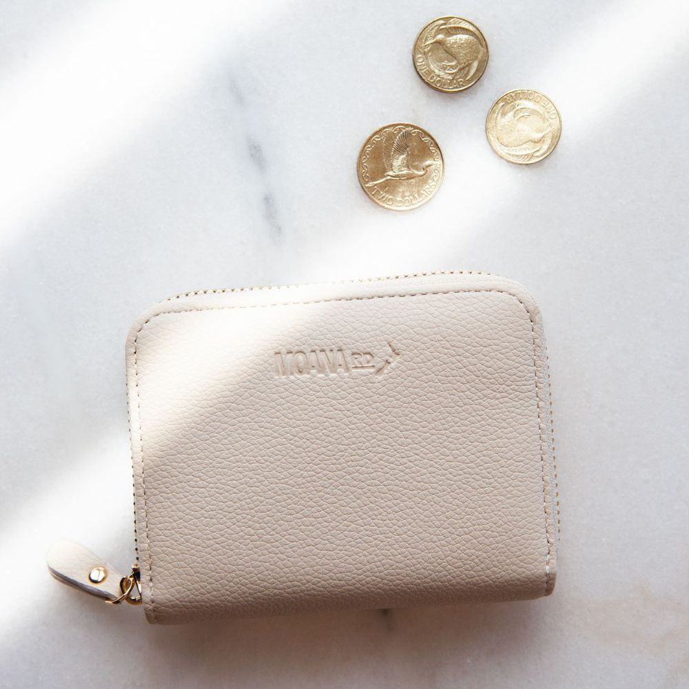 Moana Road Mission Bay Wallet - White - Funky Gifts NZ
